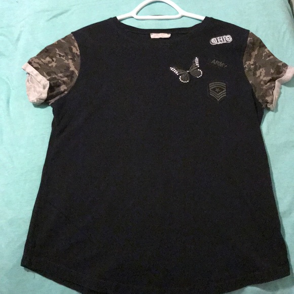 Black/army top - Picture 1 of 1